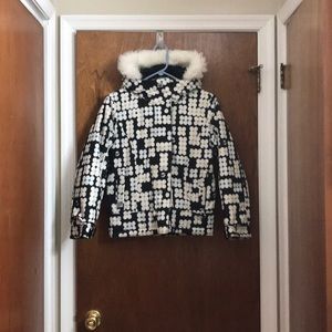 Roxy girls printed winter jacket